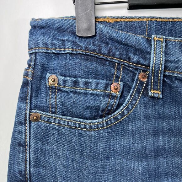 Levis 511 Slim Fit Jeans Mens Size 30x30 Blue Medium Wash Straight Leg EUC - Picture 4 of 16